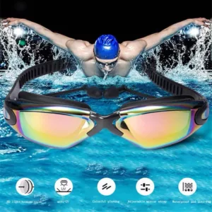 Gafas de Natación Profesionales Antivaho con Tapones para los Oídos y Pinza para la Nariz