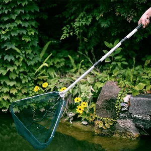 red de aterrizaje, red de aterrizaje para pesca, red de pesca plegable, poste para red de aterrizaje