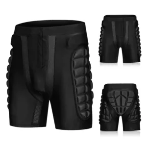 Pantalones Cortos Acolchados con Protección para Caderas para Deportes