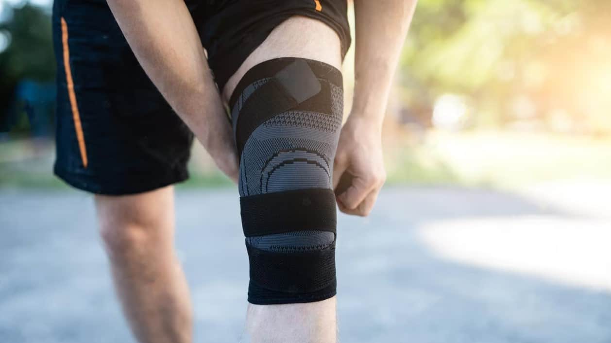 soporte para rodilla para correr