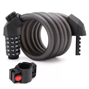candado para bicicleta, candado de cadena, cadena para candado de bicicleta, candado para bicicleta, bicicleta antirrobo, candado portátil para bicicleta