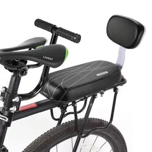 asiento trasero de bicicleta, asiento trasero para bicicleta, asiento suave para bicicleta, asiento acolchado para bicicleta