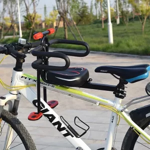 Asiento de Bicicleta Montado al Frente para Niños - Rojo