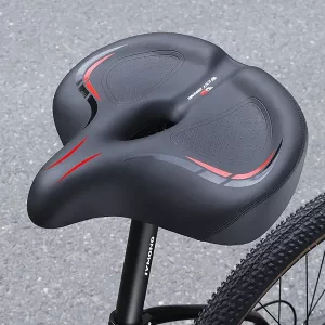 asiento de bicicleta, sillín de bicicleta, sillín para bicicleta, asiento cómodo para bicicleta, asiento para ciclismo, asiento ancho para bicicleta, asiento sobredimensionado para bicicleta