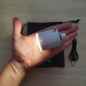 Bomba de aire eléctrica portátil recibida del cliente A****e.