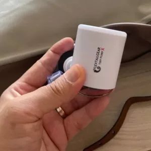 Bomba de aire eléctrica portátil recibida de la clienta L****n.