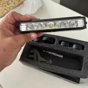 Recibí luz impermeable para bicicleta, lámpara frontal de bicicleta del cliente K***n.