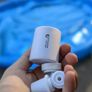 Recibí una bomba de aire eléctrica portátil para inflar de la cliente M****e.