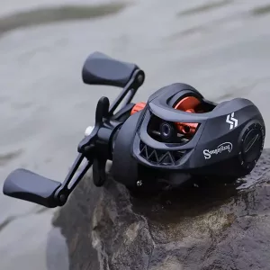 carrete de pesca, carrete de lanzamiento