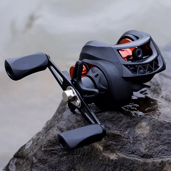 carrete de pesca, carrete de lanzamiento