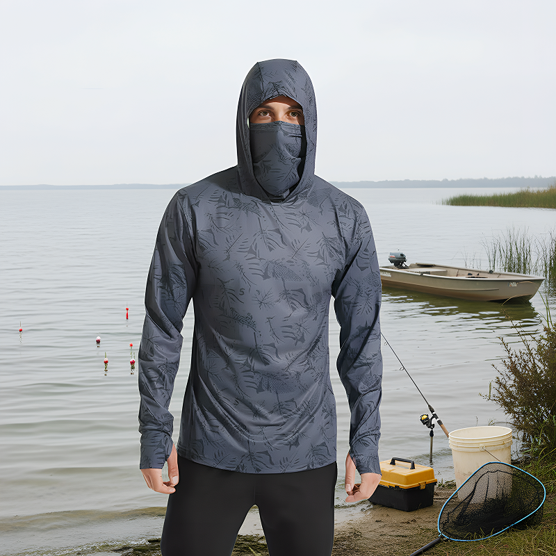 fishing shirt, hooded fishing shirt, fishing jersey, uv fishing shirt, uv protection fishing shirt, sun protection fishing shirt, fishing long sleeve, mens performance shirt